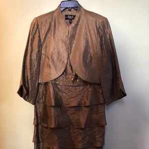 Beautiful Formal Dress. Beaded Accents Size 18W